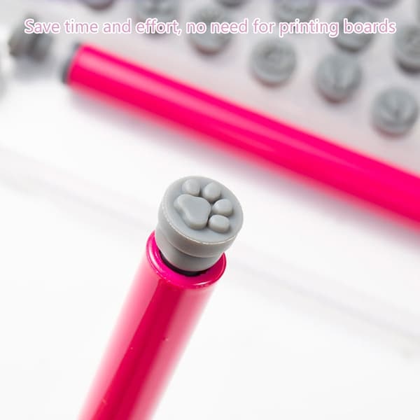 48 dele Manicure Stempelsæt til Neglekunstentusiaster Inkluderer Holdbare Stempler