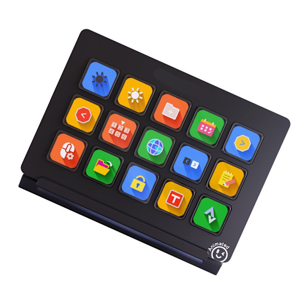 Ai Keyboards Stream Controller Streams Deck 15 Makroknapputløsere for PC