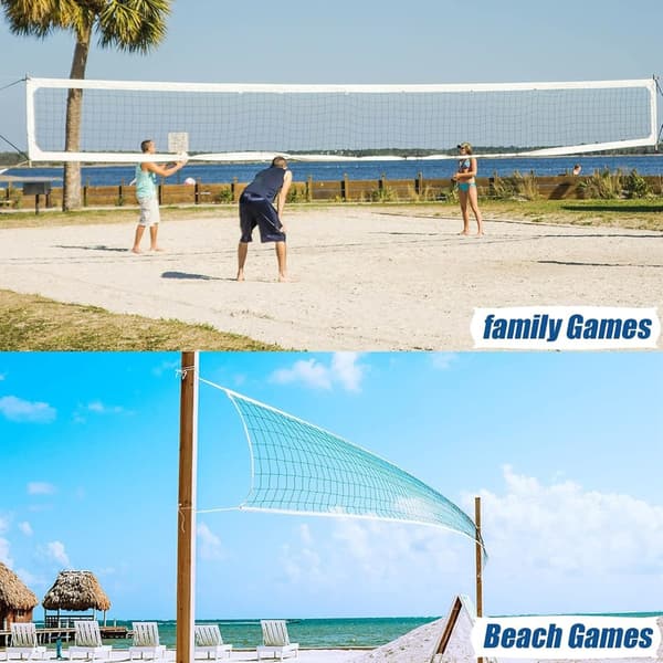 Universal Styles Volleyballnet Kraftig Type Bærbare Beach Volleyballnet