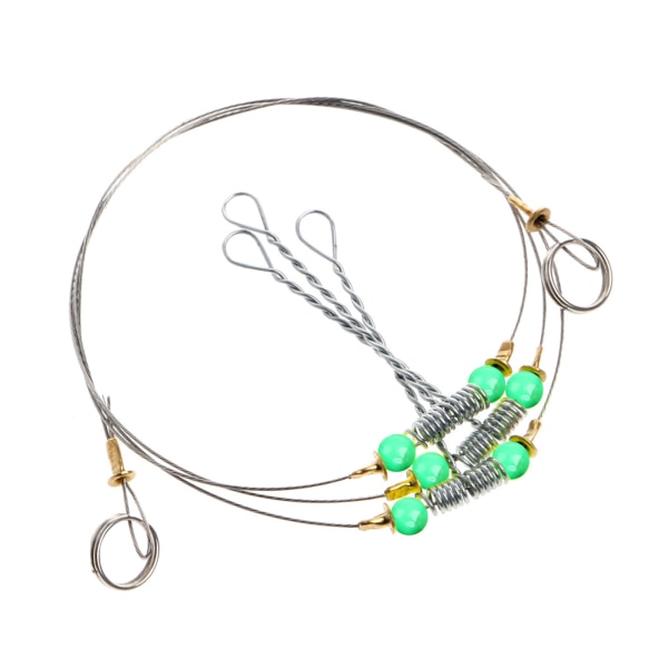 Anti-Winding Swivel String Havsfiske Krok Stål Riggar Wire Leader Fiskkrokar 5