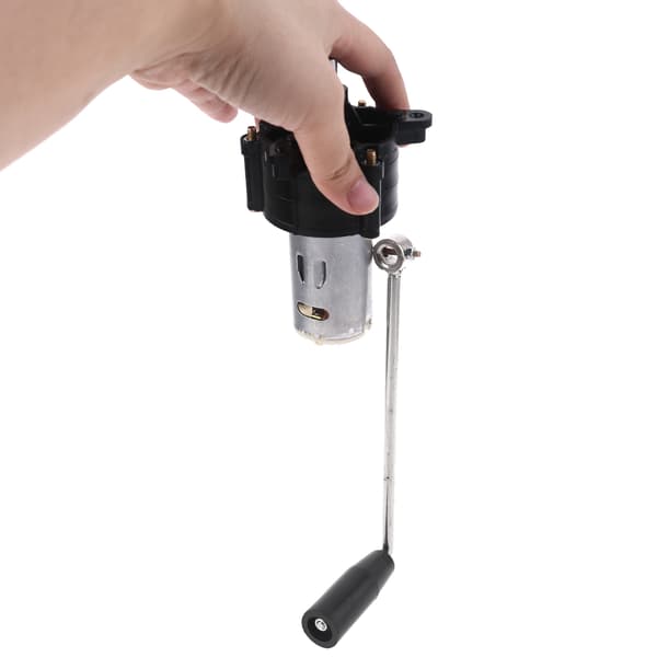 1 stk. Miniatur Håndsving Nødstrøm Dynamo Motor