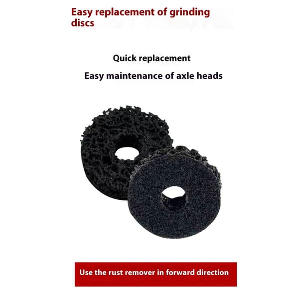 Avanceret bremsskivepoleringsmaskine i aluminiumslegering til dyb rustfjernelse