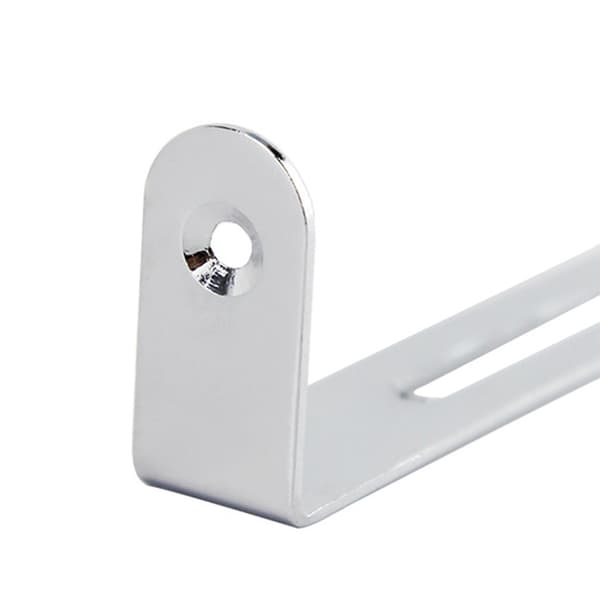 Elektrisk gitarr valskyddsfäste stöd med skruvar Tillbehör för gitarr metall 63x26,5 mm Gitarrdelar Tillbehör Silver