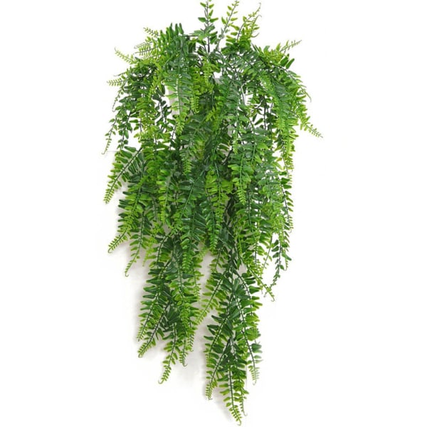 Konstgjorda hängande växter Vinstockar Ormbunkar Persien Rotting Fake Plast Blad för vägg