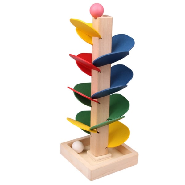 1 Set Träd Staplingsblock Leksak Träd Byggklossar Hjärnans Utveckling Pärlspårning Trä DIY Block Spårningsspel