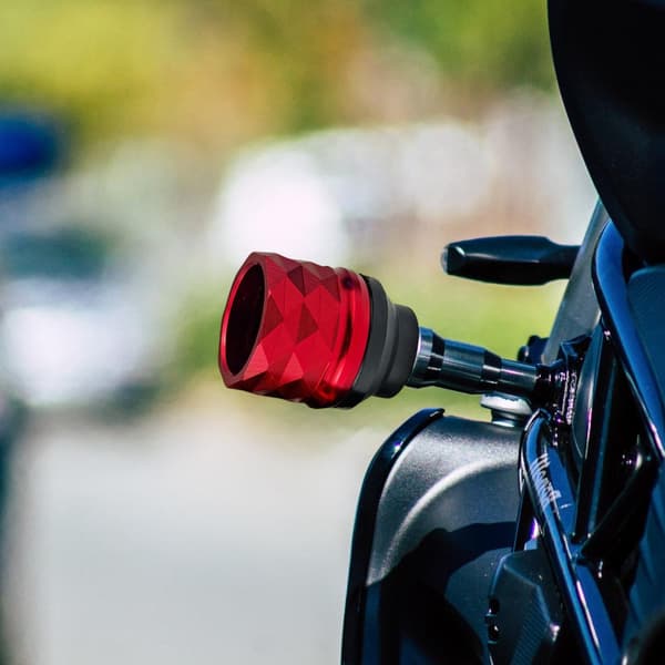 Simpel Global Motorcykel Gaffel Regulator Beskytter Forbedrer Håndtering Reducerer Slag Red