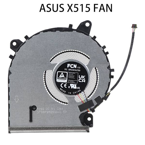 Notebook Køleblæser til X515MA DC 5V 0.5A 4-Pin CPU Radiator