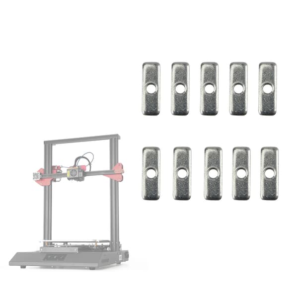 Makerbeam XL -tyypin hihnamutteri T-mutteri XL T-mutteri Hihnamutteri V0 0.1 V0.2