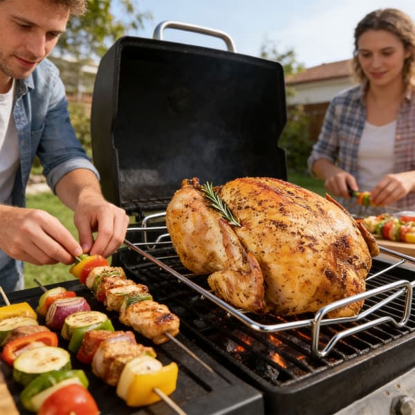 Grilltillbehör Formar Rack Rostfritt Stål Stekning Kött