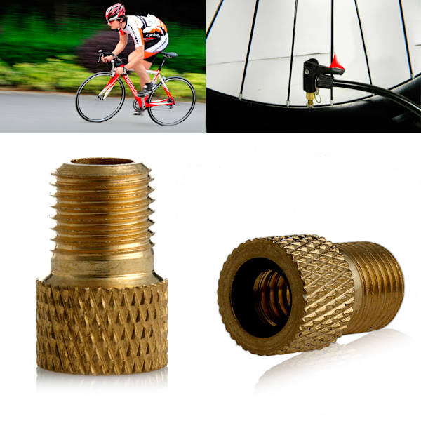 Ny Presta till Schrader Pump Cykel för Ventiladapter