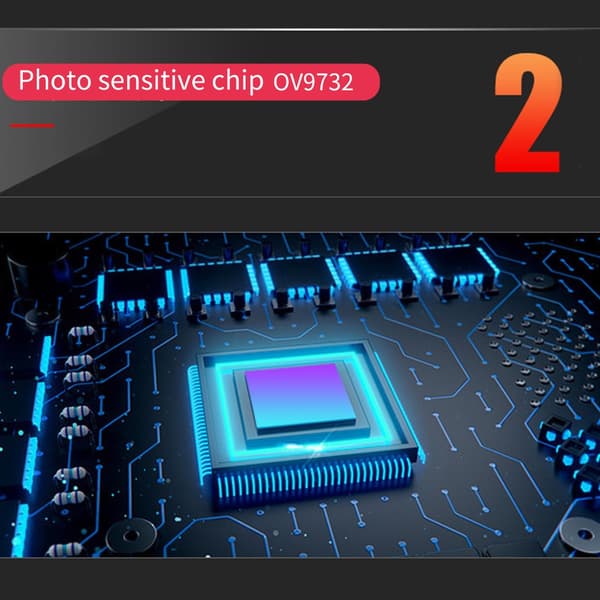 1MP OV9732 Sensor Sikkerhetskameramodul 720P Sensor 72° Linse