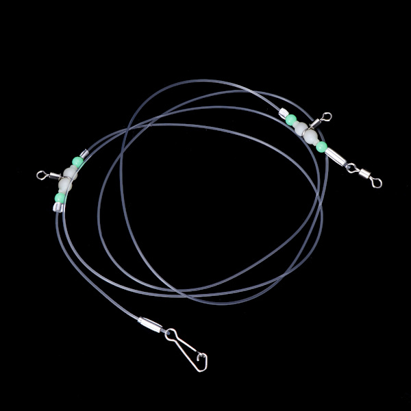 1 grupp fiskeredskap Linje svänger Night Luminous Beads Pins Rolling Connector 130