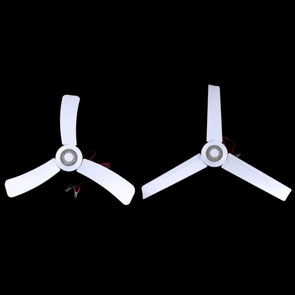 3 blade 36\" 12V campingtelt hængeventilator loftventilator uden afbryder 92 cm