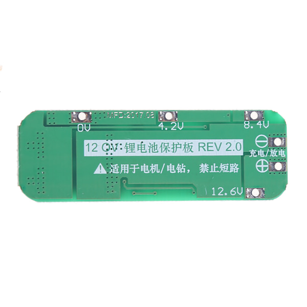 3S 20A Li-ion litiumbatteri 18650 Laddare PCB BMS för skyddskort 12.6VMo