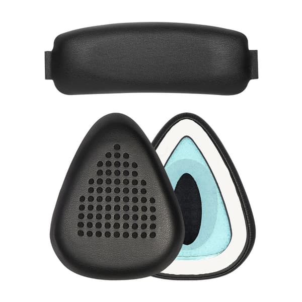Komfortable Protein Øreputer Hodebøyler for Meka Dva Headset Øreklokker Memory Foam Støyreduserende Øreputetrekk Hodebånd