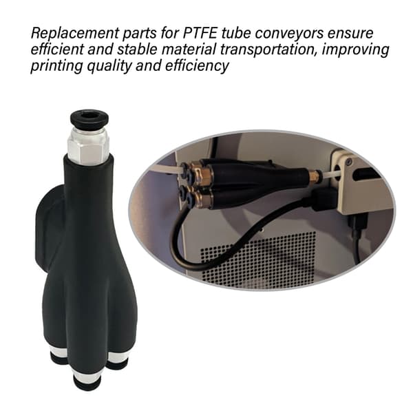3D-skriverrør, 4-veis matingsmodul, 4 i 1 PTFE-adapter, erstatning