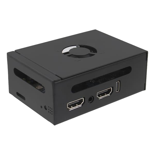 Metalkabinet til Orange Pi 5Pro (N515) Single Board Computere Køleplade og Ventilator