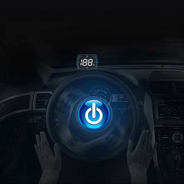 HUD med hög synlighet, Plug & Play Head Up Display, enkel installation för bil
