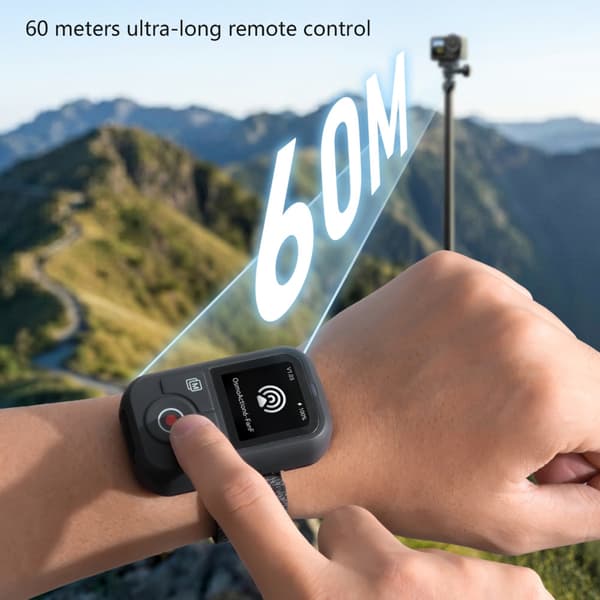 Handledsmonterad Bluetooth-kompatibel fjärrkontroll för Action 6/5Pro/4-kameror