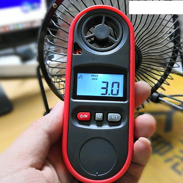 Kompakt Anemometer Hastighedsmåler til Pålidelig Vind- og Temperaturdataindsamling