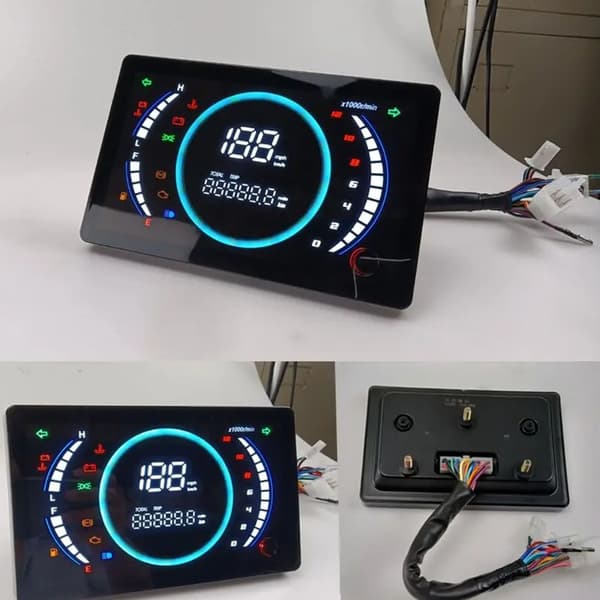 Klart Stort LCD-display Dashboard Odometer Speedometer for 150 CM150 Motorsykkel