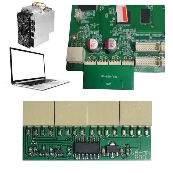 Køleblæseremulator 4-benet blæsercontroller 3000PRM-8400RPM til S19 D9