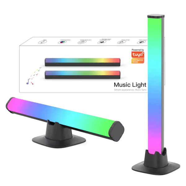 Night Lights Bars Fungerar för Smart Control LED-lampor för Gaming TV Decoration La 1pc