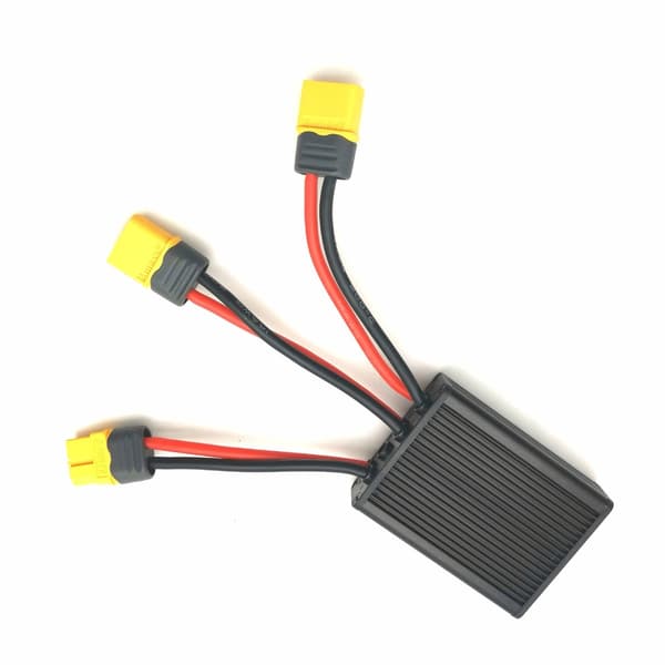 24-72V 40Amp Elektrisk Dobbelt Batteri Parallel Modul Konnektor Adapter