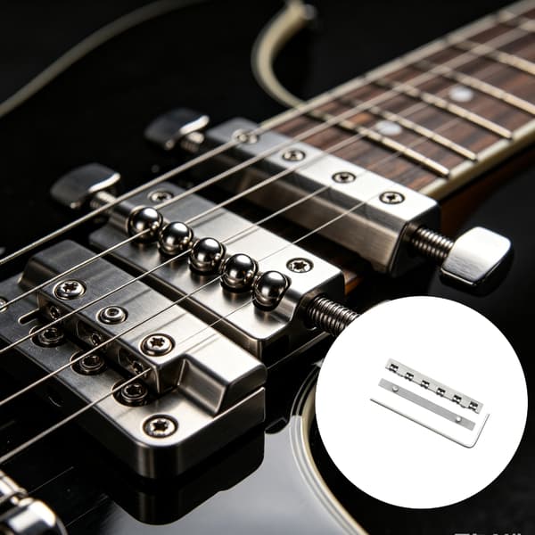 42 mm strängrullsadlar rullmutter för elgitarr med kullager