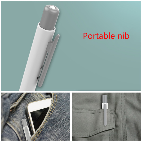 Case för apple Pencil 1 för pekpenna för case med klämma Indragbar spets för skydd Fjäder men Grass green