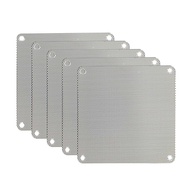 5 st 80mm 90mm 120mm 140mm Klippbara Vita PVC PC Fläkt Dammfilter Dammtät för Chassi Dator Mesh Kylning Dammtätt Skydd