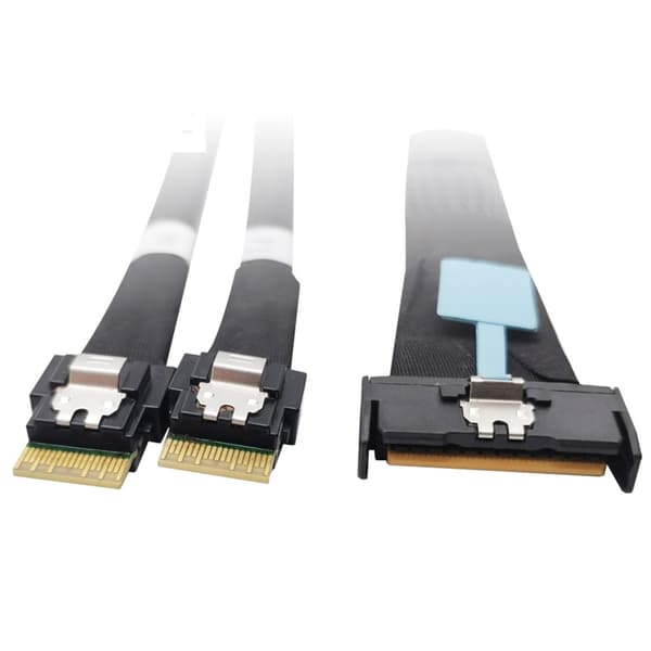 Professionell serverkabel från 8i till 2x SFF 8654 4i för stabil anslutning