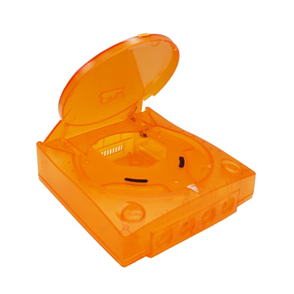 Ersättningsplast för skal Translucent för case för SEGA Dreamcast för DC Retro videospelskonsollåda Black