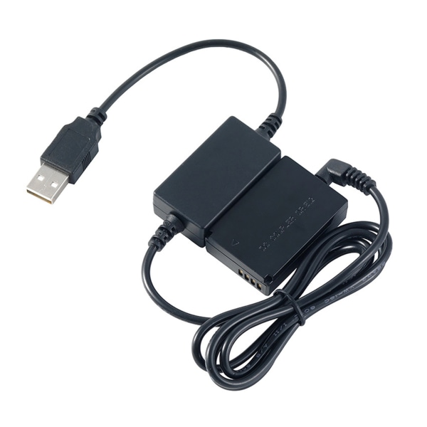 för LP E12 LPE12 ACK-E12 DR-E12 Dummy Batteri för DC Power Bank USB-kabel för M2 M10 M50 M100 M200 M50 USB Laddarkabel
