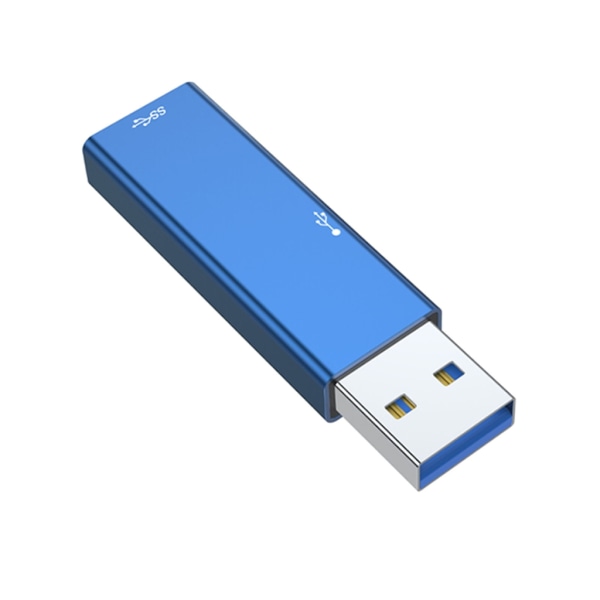 3-portars USB Hub USB till USB3.0/Typ C splitteradapter för bärbar dator Laddning och dataöverföring av aluminiumlegering Silver