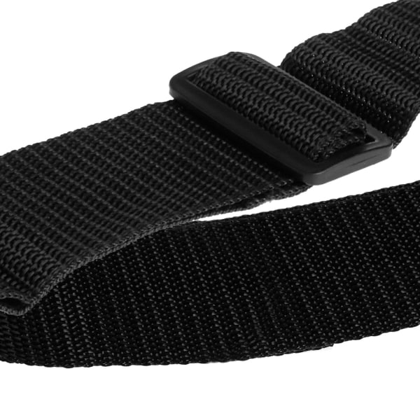 Vävning av PU-läderändar gitarrremmar, justerbar 2 tums nylon akustisk gitarrrem för elgitarrbas