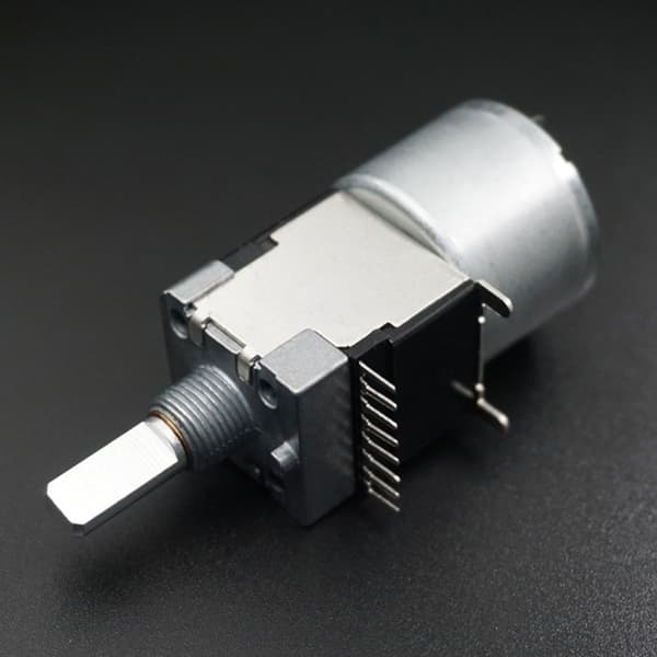 Potentiometer Horisontale Lige Ben Terminaler Logaritmiske Lydkonusser