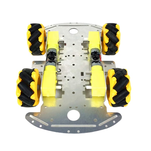 Rundstrålande hjulvagn för Smart Robot Car Chassis Metal TT Motor Kits DI