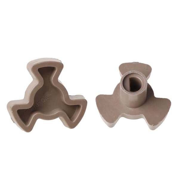 2 st 14 mm mikrovågsugn roterande rullguide stödkoppling bricka axel