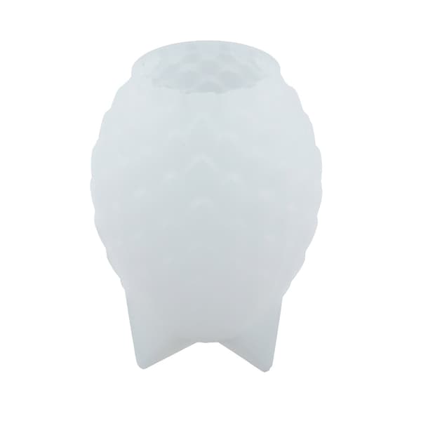 Draksäggsharts Silikonform med USB-driven träbelysningsbasstativ Scaled Dragon Egg