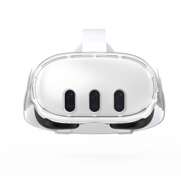 Skyddande genomskinligt case för Meta Quest 3 VR Headset Transparent cover för reptålighet och slagtålighet