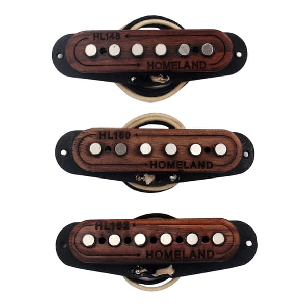 3st 6-strängade Elektriska Basmickar Gitarrhalspickuper Set för Basgitarr Öppen Stil Gitarrdelar och Tillbehör