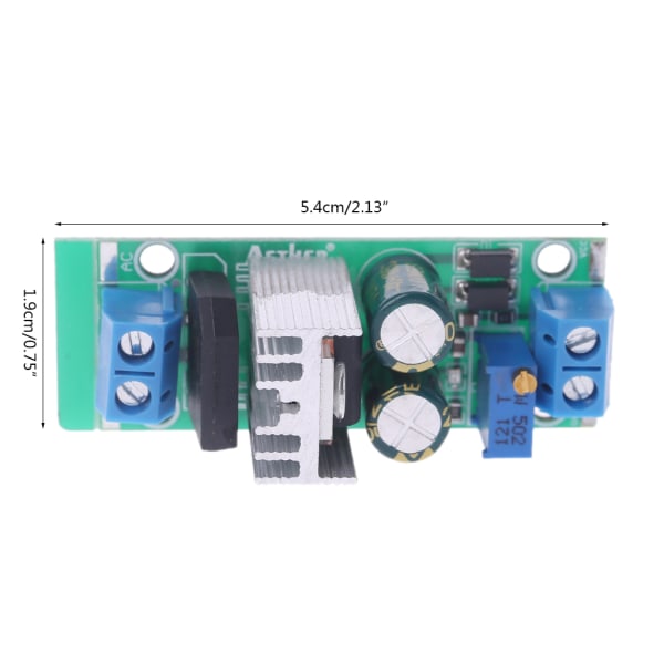 Suite LM317 Modul Power strömförsörjning Reglerad plattlikriktare AC/för DC I