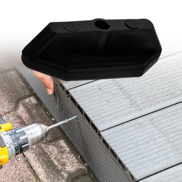 Utomhus Inomhus Kompositgolv Clip Justerbart Plastfästsystem