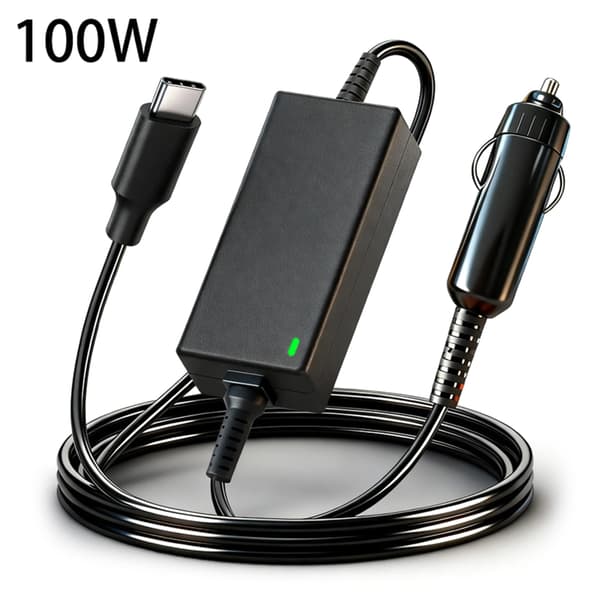 100W PD Typ C Billaddarkabel Snabbladdning för Laptop ABS Metallmaterial