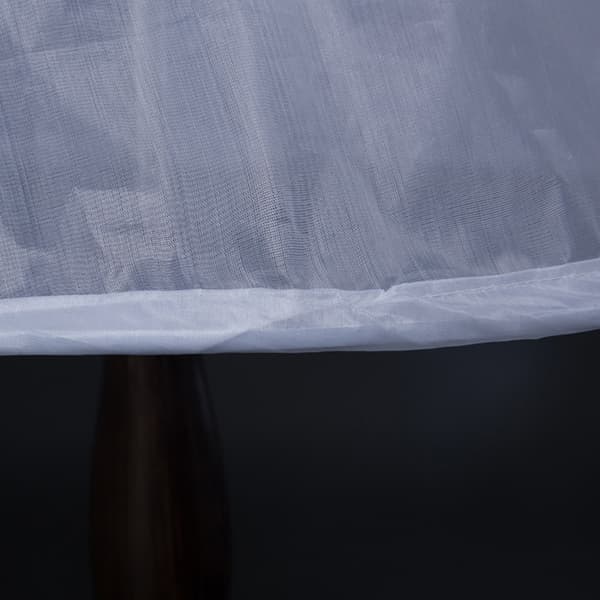 Blomsterpiger 2 Bøjler Hvid Underskørt 65cm Bryllup Underkjole Børn Elastik