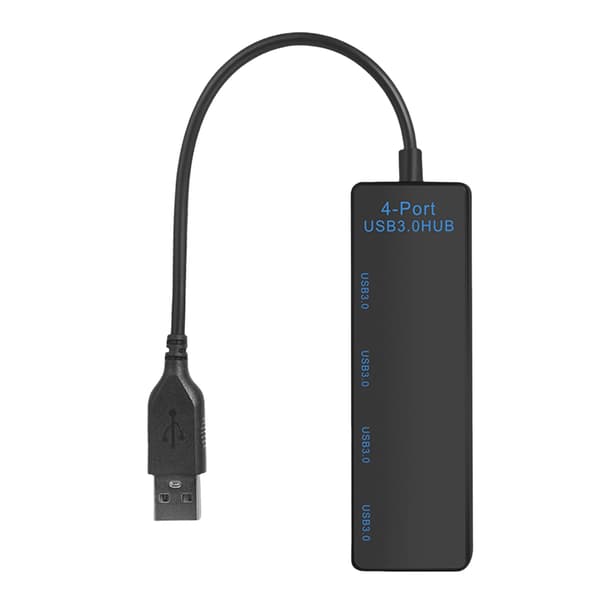 USB3.0 Hub USB-splitter til stationær/bærbar computer og TV med LED-indikator 5 Gbps