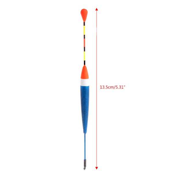 10 st karpfiskeflottor set boj bobber stick för fiskredskap vertikal 10# 0.6