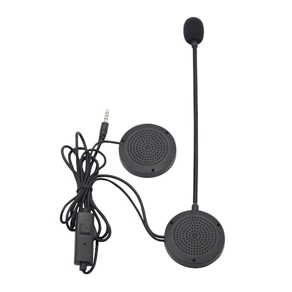Hjälmheadset med högtalare & knappmikrofon Hjälmhögtalare för livespel