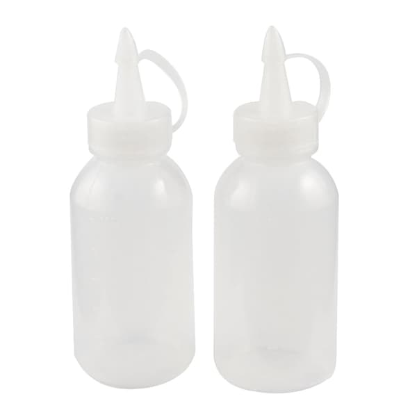 10 st Påfyllningsbara Plastflaskor med Lock, Klämflaskor för Kryddor